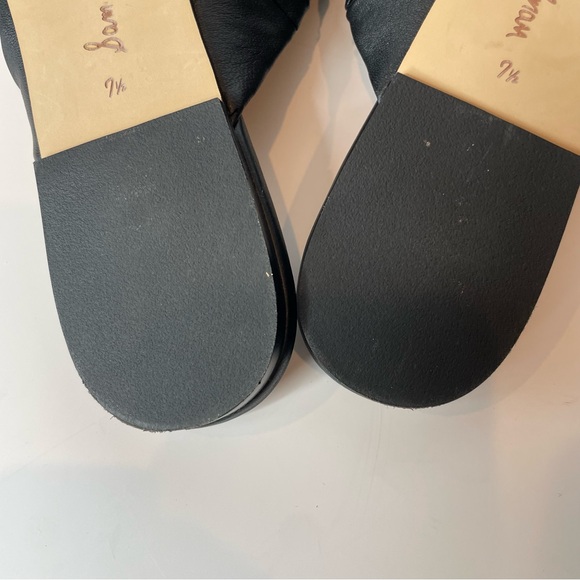 Sam Edelman Cecilia Black Leather Mules Size 7.5 - Picture 8 of 10